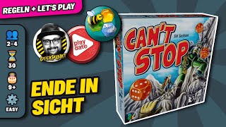 CANT STOP  Brettspiel  Regeln amp Lets Play [upl. by Aneerb]