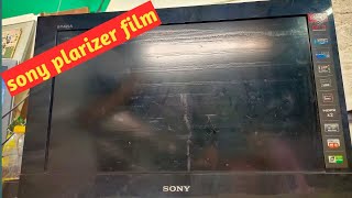 how to replace polarizer film on sony TV LCD 24 inch we use long year ago [upl. by Rehoptsirhc]