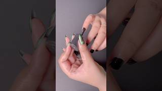 How to do easy French Tip NailArt on Small Nails using nondominant handshorts nailart naildesign [upl. by Yrrehs388]