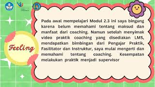 Jurnal Refleksi Dwi Mingguan Modul 23  Coaching untuk Supervisi Akademik [upl. by Releyks]