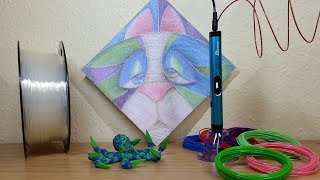 3D Pen Torture Test  Autoflow with TransparentClear PLA [upl. by Halivah215]