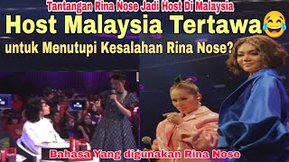 Tantangan Rina Nose Jadi Host Di Malaysia Masalah Bahasa [upl. by Goss]