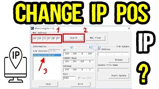 How to Change POS Printer IP Address and Default Gateway [upl. by Awram528]