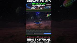 Motion Presets on Create Studio  Part 18 shorts [upl. by Anire]