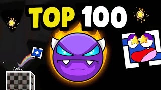 Top 100 Easy Demons más faciles de todo Geometry Dash 21 [upl. by Osbert]