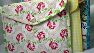 How to Make Fabric Folders Envelope style TRAILER VIDEO [upl. by Dagney]