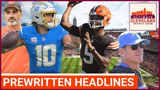 CLEVELAND BROWNS VS LOS ANGELES CHARGERS PREDICTIONS This is a MUSTWIN game for Kevin Stefanski [upl. by Bartlett]