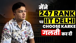 Why IIT Delhi Mechanical at AIR 247 realnishantjindal [upl. by Ronald493]