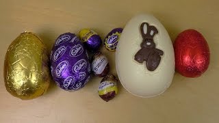 8 Chocolate Eggs of the UK Easter Egg Avengers KitKat Cadbury Creme Egg [upl. by Daffie]