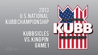 US National Kubb Championship 2013  Game 1 [upl. by Okun173]