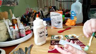 Frugal Friday 7  Lets Make our own Gesso [upl. by Sihunn]