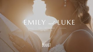 Duuet Wedding  Emily  Luke Wedding Film  The Sebel Yarrawonga Silverwoods [upl. by Eelinnej]