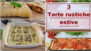 3 TORTE RUSTICHE ESTIVE [upl. by Lletnahs]