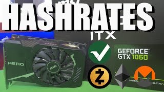 GTX 1060 3GB Hynix Hashrate  Zcash  Monero  Ethereum  Vertcoin [upl. by Rubma]