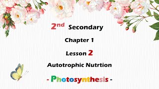 2nd Sec  Chapter 1  Lesson 2  Part 1  6  Plastid Structure [upl. by Skipper]