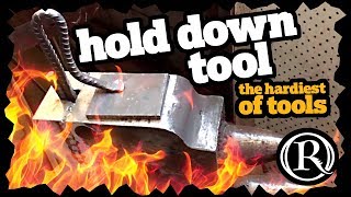 Making a DIY Hold Down Holdfast Hardy Tool [upl. by Gala643]