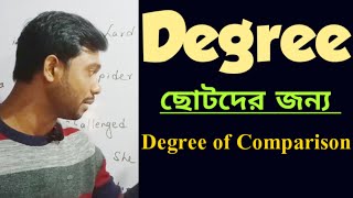 Degree or Degree of Comparison [upl. by Nilpik442]