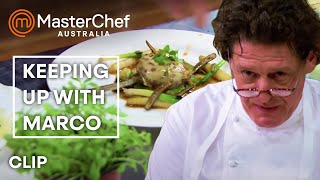 Can They Keep Up with Marcos Pace  MasterChef Australia  MasterChef World [upl. by Ynaoj]