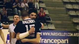 Volleyball quotMatch Pointquot Paris Volley vs Montpellier 2012 [upl. by Onida]