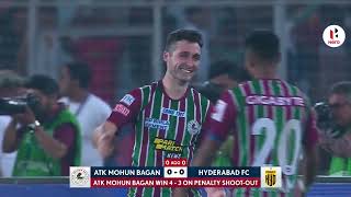 ATK Mohun Bagan beat Hyderabad FC 43 on penalties  SemiFinal 2 2nd Leg Hero ISL 202223 Playoffs [upl. by Erl]