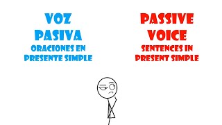 Passive voice in present simple sentences voz pasiva en oraciones en presente simple [upl. by Vally]