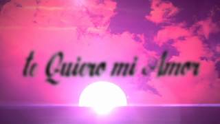 Kros Feat Kalex  Te Quiero Mi Amor Kros Original Mix Official Lyrics Video [upl. by Pigeon]