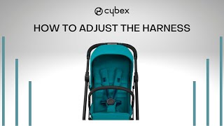 How to Adjust the Stroller Harness  Eezy S Twist 2  Eezy S Twist2  CYBEX Tutorial [upl. by Naletak]