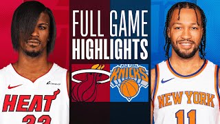 HEAT at KNICKS  FULL GAME HIGHLIGHTS  January 27 2024 [upl. by Ennasil23]