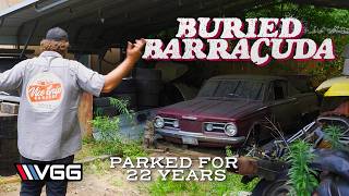 BURIED Plymouth Barracuda Parked for 22 YEARS Will it RUN AND DRIVE 400 Miles Home [upl. by Silvie583]