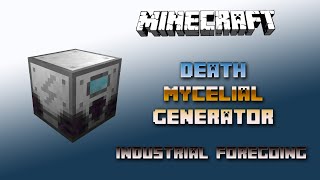 Death Mycelial Generator 💎 Minecraft Industrial Foregoing Tutorial Generators💎 Deutsch  German [upl. by Consolata]