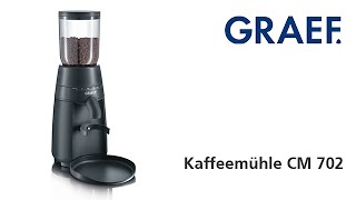 Graef Grinders CM800802820850 burr cleaning and grind level fine adjustment feineinstellung [upl. by Baldwin]