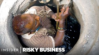 How Sewer Diving Became One Of The Most Dangerous Jobs In India and Pakistan  Risky Business [upl. by Enoid]