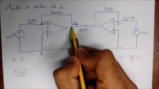 Amplificador Operacional  Exercicio Resolvido 1 [upl. by Hammad60]