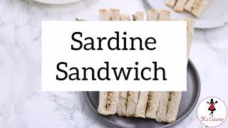 Sardine Sandwich Recipe How to make Sardine Sandwiches [upl. by Asiil]