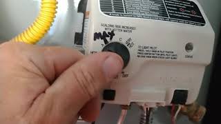 Water Heater Blinking Error Code Reset Honeywell Valve [upl. by Entruoc]