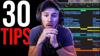 30 Music Production Tips in Under 16 Minutes [upl. by Ayekat]