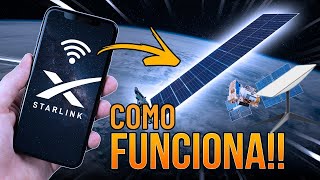 Como Funciona a Internet via Satélite STARLINK📡☄🖥 [upl. by Saxet]