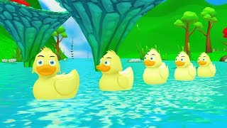 Five Little Ducks Kids song  The kids song [upl. by Aniratak]