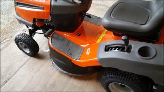 Husqvarna TC 130 Rasentraktor [upl. by Notsle]