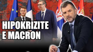 E TURPSHME Andi Bushati nuk kursehet Macron përgëzoi Serbinë fajësoi Kosovën [upl. by Navonoj]