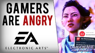 Dragon Age Veilguard Review Bombed BioWare Response Trashed quotWokequot Clips Outrage amp More [upl. by Nahsyar]