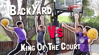 MINIHOOP Backyard King Of The Court  Vs ForeiignBoii amp V1sion5ive [upl. by Einnaffit]