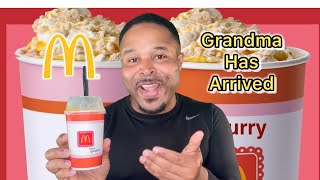 McDonald’s LIMITED TIME Grandma McFlurry Review  Kevin Craven [upl. by Laflam]