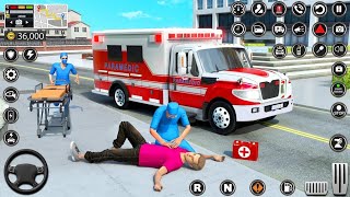 Emergency Ambulance Simulator 3D  City Ambulance Rescue Driving Game  Android Gameplay [upl. by Giovanna]