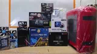 RAKIT PC GAMING I3 6100  GTX 950 INTEL SKYLAKE [upl. by Zetrauq931]