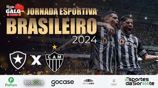 ⚽ AOVIVO PÓSJOGO BOTAFOGO X ATLÉTICOMG BRASILEIRÃO 2024 [upl. by Olympe]