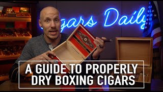 Unlocking the Full Flavor of Your Cigars A Guide to Properly Dry Boxing [upl. by Lorsung173]