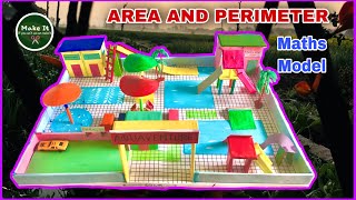 Area and the perimeter model for maths  Mathematics model for Bed [upl. by Snapp]