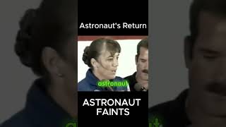 Astronaut Faints at Welcome Ceremony  Astronaut Heidemarie StefanyshynPiper speaking space usa [upl. by Ronaele]