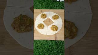 Easiest way Samosa Folding Method 🤩 shorts samosa viral food [upl. by Mchale53]